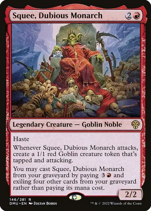 Magic the Gathering Card - Squee, Dubious Monarch - MTG Circle