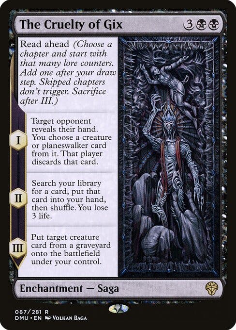 Magic the Gathering Card - The Cruelty of Gix - MTG Circle
