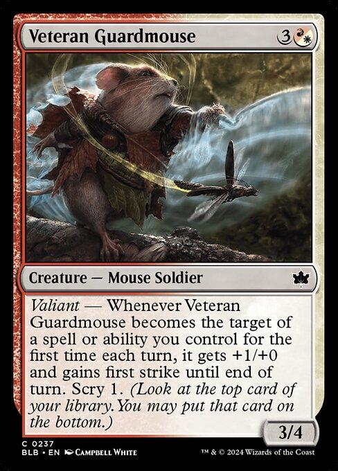 Magic the Gathering Card - Veteran Guardmouse - MTG Circle