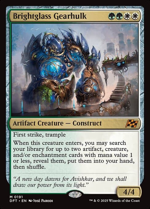 Magic the Gathering Card - Brightglass Gearhulk - MTG Circle