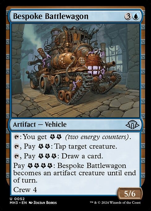 Magic the Gathering Card - Bespoke Battlewagon - MTG Circle