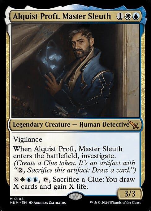 Magic the Gathering Card - Alquist Proft, Master Sleuth - MTG Circle