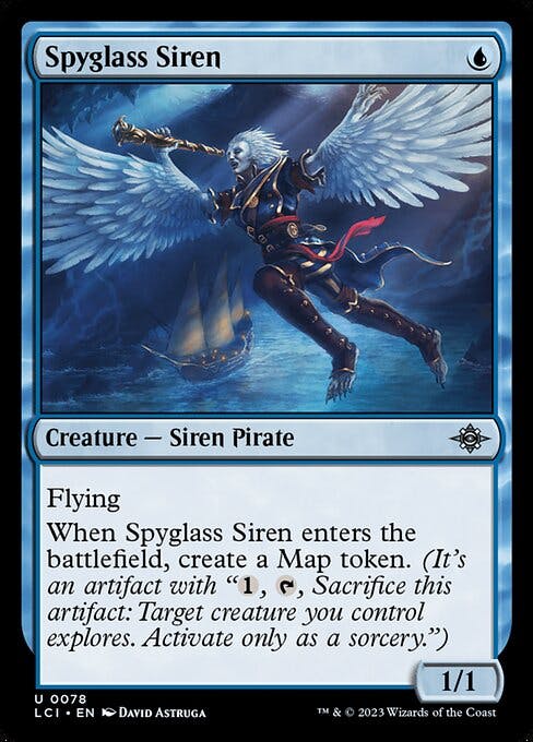 Magic the Gathering Card - Spyglass Siren - MTG Circle