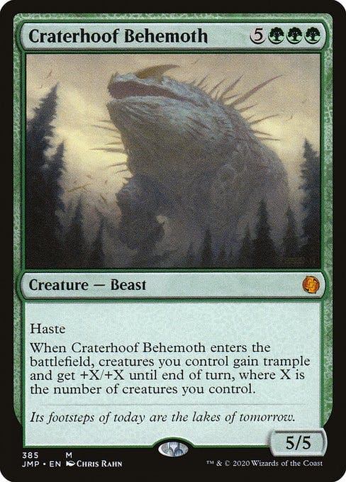 Magic the Gathering Card - Craterhoof Behemoth - MTG Circle