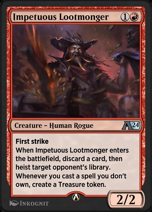 Magic the Gathering Card - Impetuous Lootmonger - MTG Circle