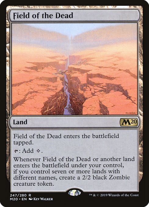 Magic the Gathering Card - Field of the Dead - MTG Circle