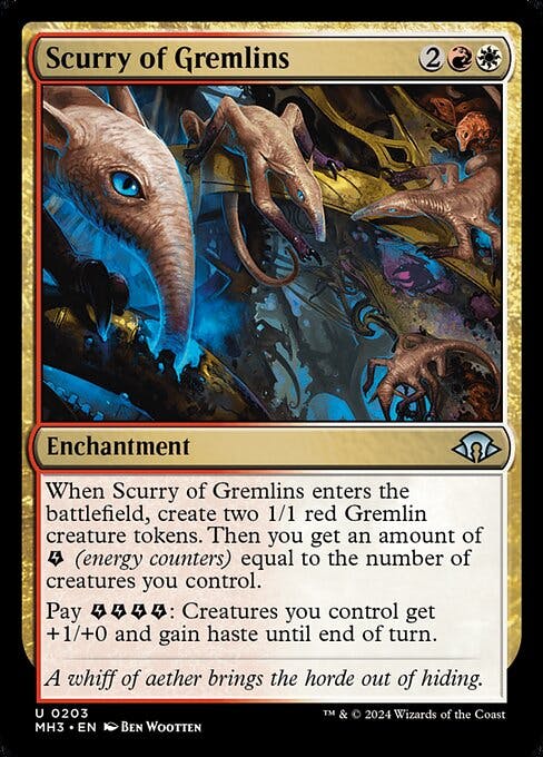 Magic the Gathering Card - Scurry of Gremlins - MTG Circle