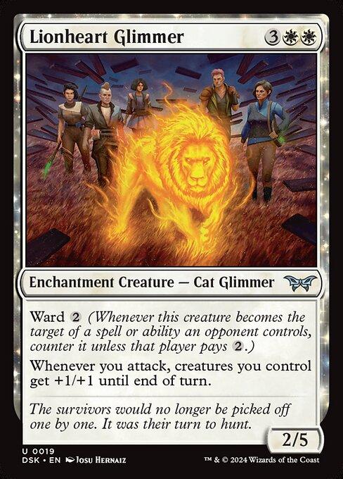 Magic the Gathering Card - Lionheart Glimmer - MTG Circle