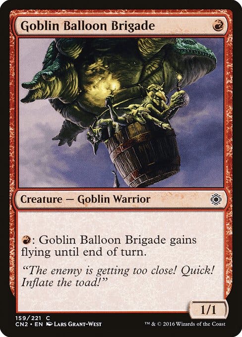 Magic the Gathering Card - Goblin Balloon Brigade - MTG Circle