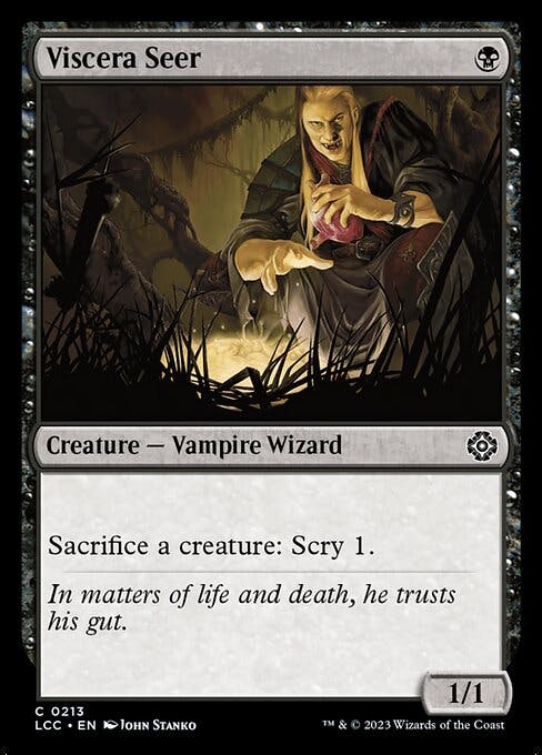 Magic the Gathering Card - Viscera Seer - MTG Circle