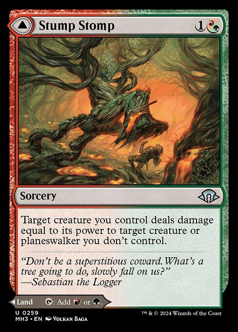 Magic the Gathering Card - Stump Stomp - MTG Circle