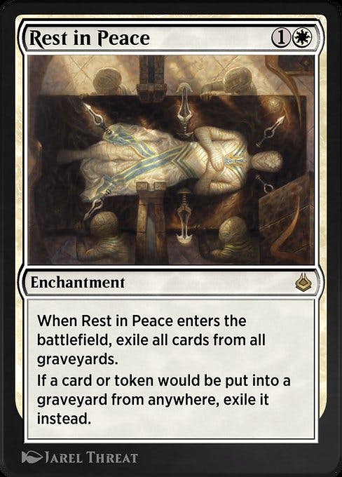 Magic the Gathering Card - Rest in Peace - MTG Circle
