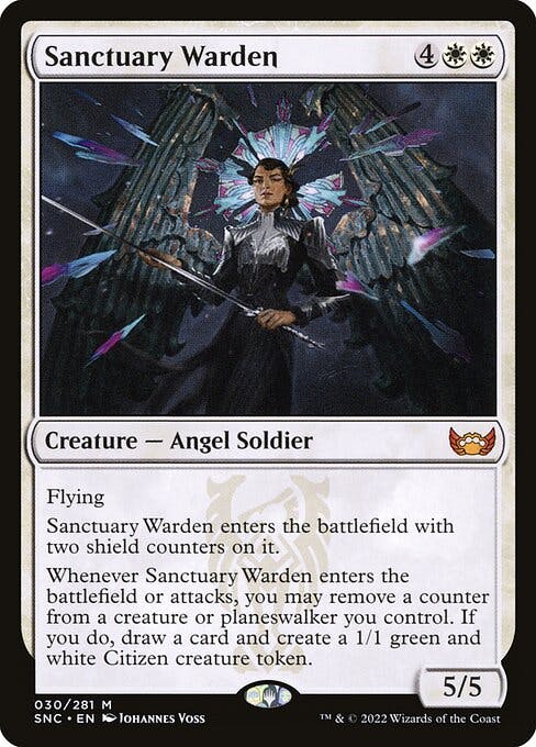 Magic the Gathering Card - Sanctuary Warden - MTG Circle