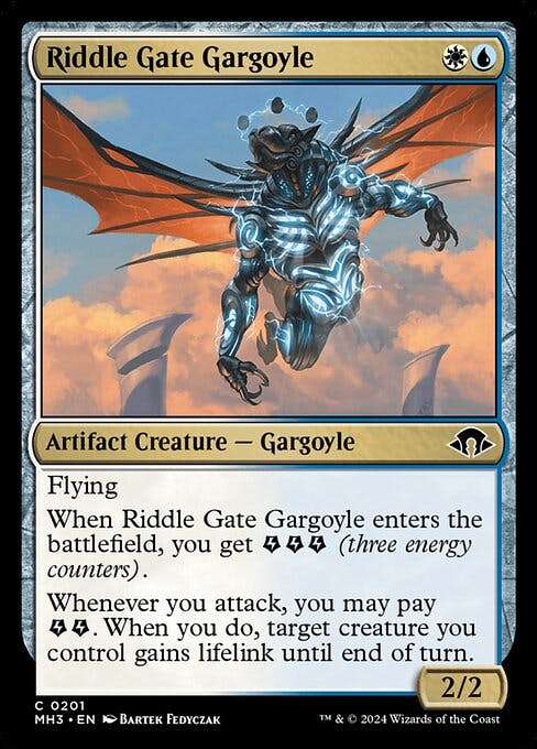 Magic the Gathering Card - Riddle Gate Gargoyle - MTG Circle