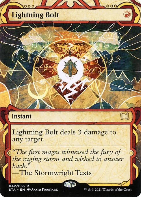 Magic the Gathering Card - Lightning Bolt - MTG Circle