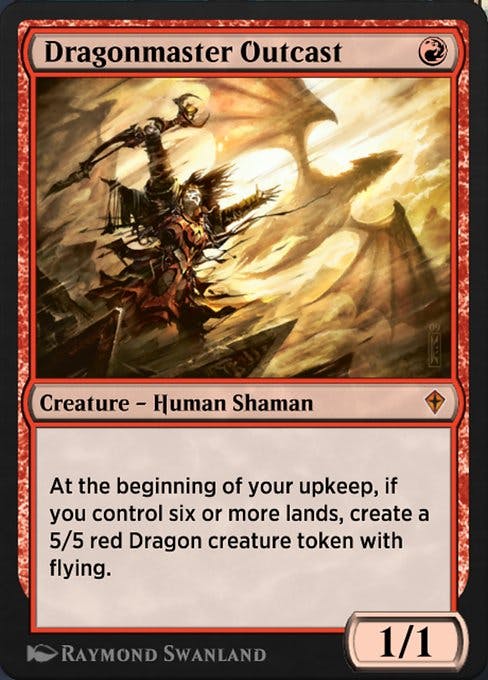 Magic the Gathering Card - Dragonmaster Outcast - MTG Circle