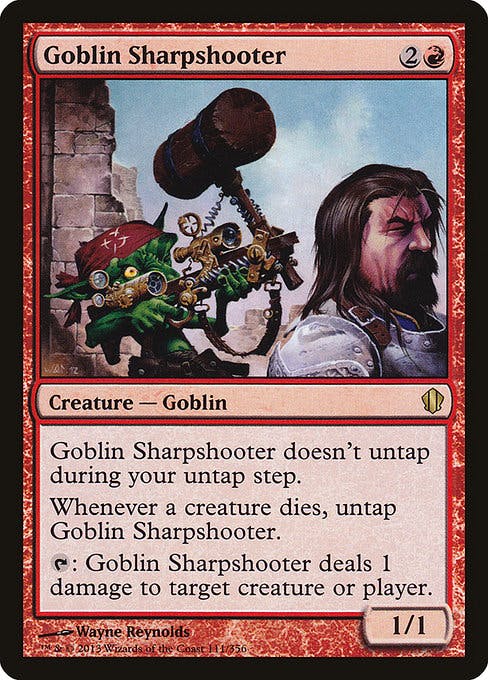 Magic the Gathering Card - Goblin Sharpshooter - MTG Circle