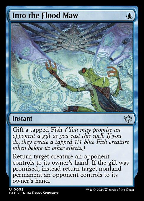 Magic the Gathering Card - Into the Flood Maw - MTG Circle