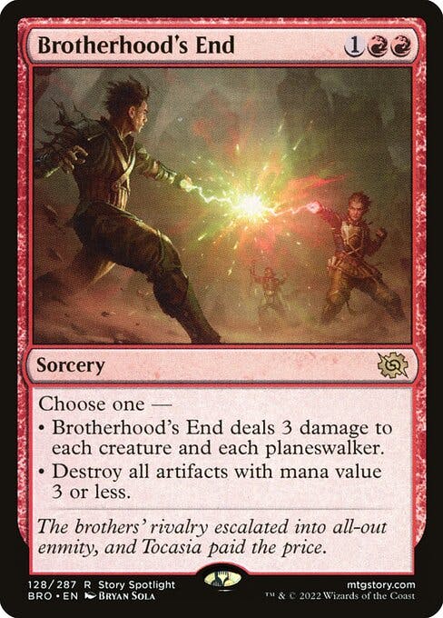 Magic the Gathering Card - Brotherhood's End - MTG Circle