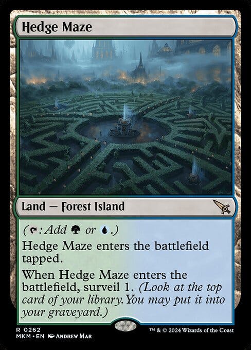 Magic the Gathering Card - Hedge Maze - MTG Circle