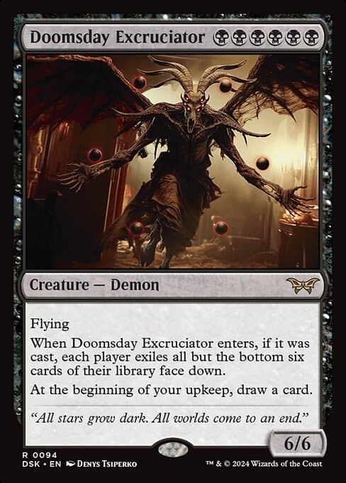 Magic the Gathering Card - Doomsday Excruciator - MTG Circle