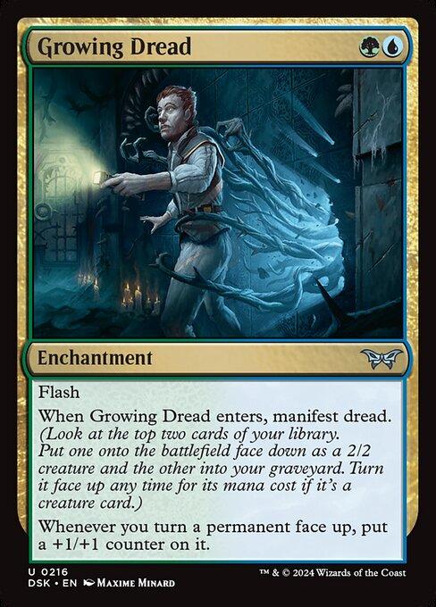 Magic the Gathering Card - Growing Dread - MTG Circle