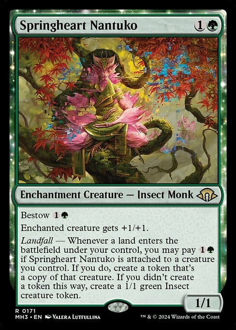 Magic the Gathering Card - Springheart Nantuko - MTG Circle