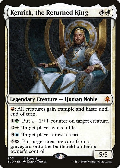 Magic the Gathering Card - Kenrith, the Returned King - MTG Circle