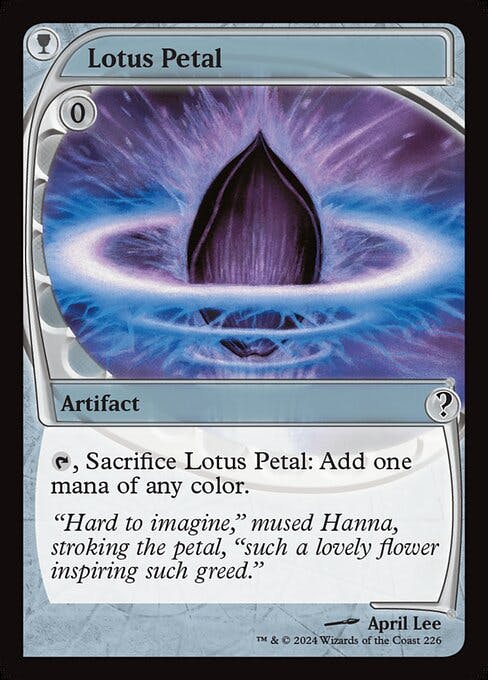 Magic the Gathering Card - Lotus Petal - MTG Circle