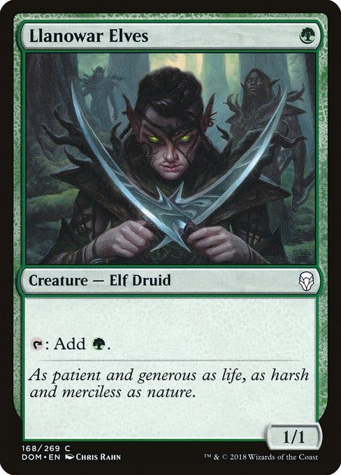 Magic the Gathering Card - Llanowar Elves - MTG Circle