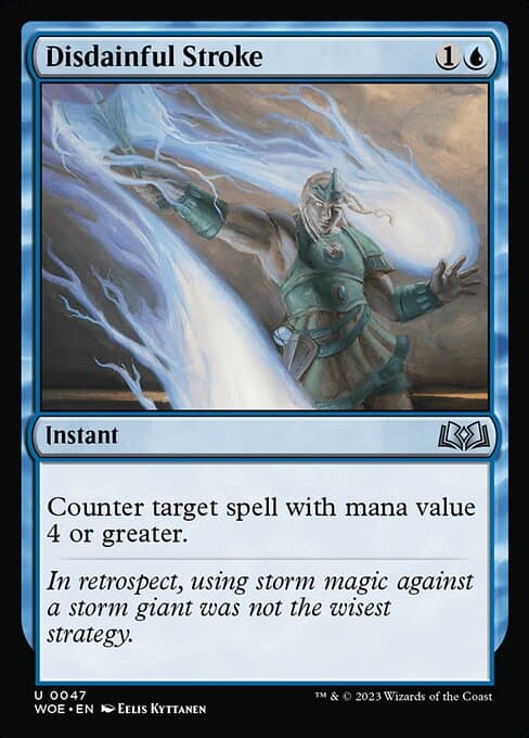 Magic the Gathering Card - Disdainful Stroke - MTG Circle