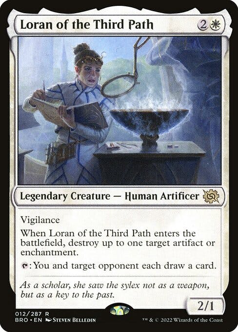 Magic the Gathering Card - Loran of the Third Path - MTG Circle
