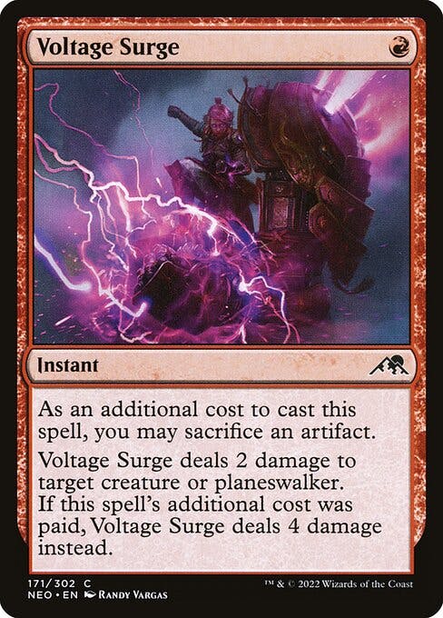 Magic the Gathering Card - Voltage Surge - MTG Circle