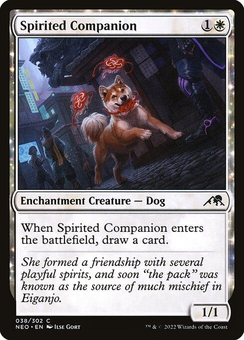 Magic the Gathering Card - Spirited Companion - MTG Circle