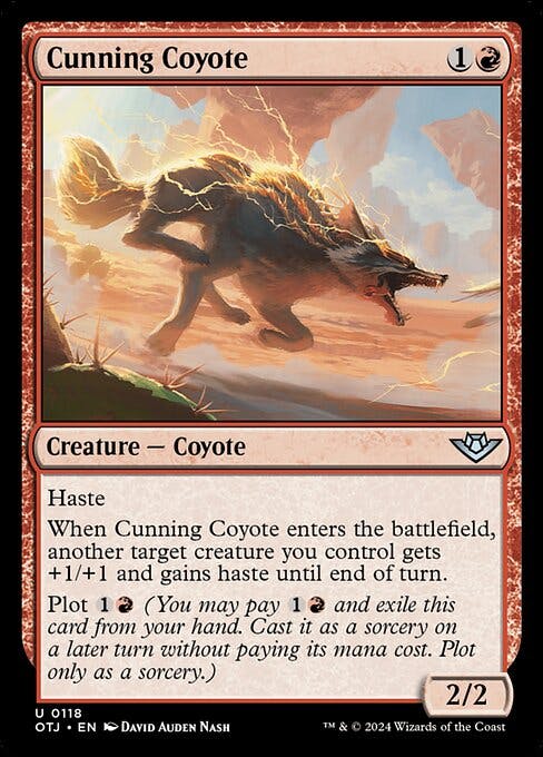 Magic the Gathering Card - Cunning Coyote - MTG Circle