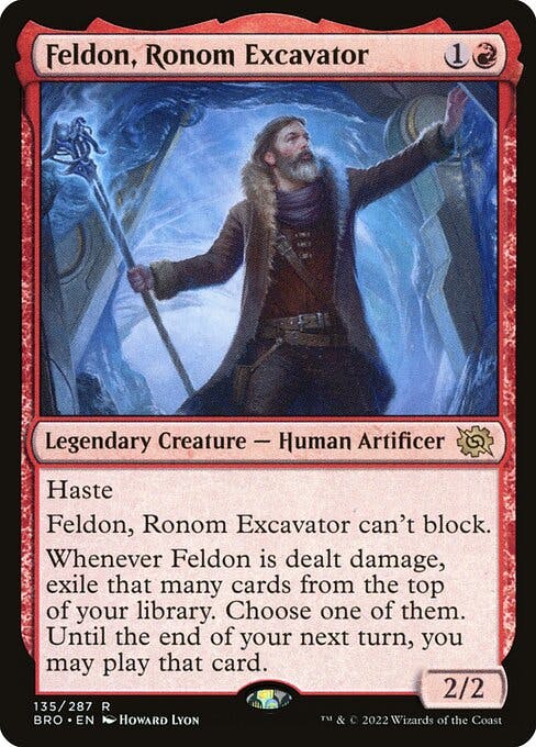 Magic the Gathering Card - Feldon, Ronom Excavator - MTG Circle