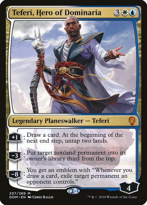 Magic the Gathering Card - Teferi, Hero of Dominaria - MTG Circle