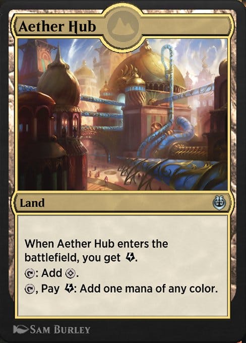 Magic the Gathering Card - Aether Hub - MTG Circle