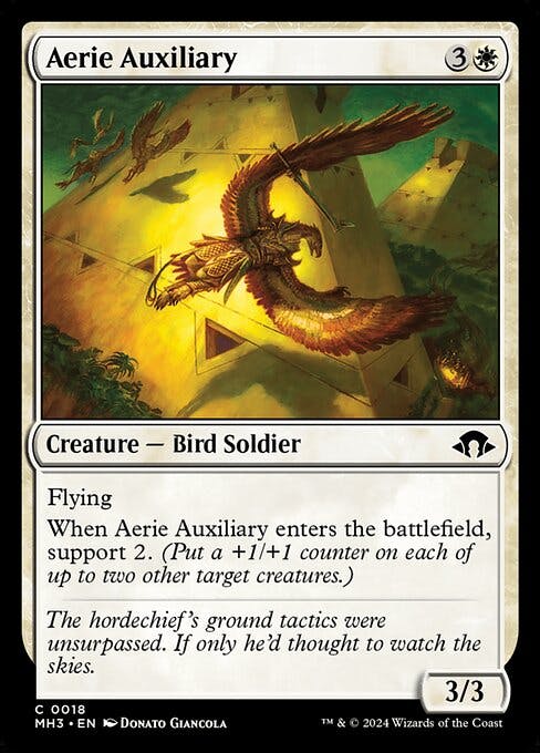 Magic the Gathering Card - Aerie Auxiliary - MTG Circle
