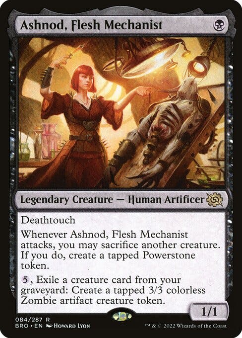 Magic the Gathering Card - Ashnod, Flesh Mechanist - MTG Circle