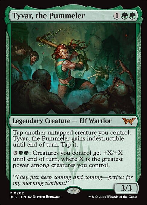 Magic the Gathering Card - Tyvar, the Pummeler - MTG Circle