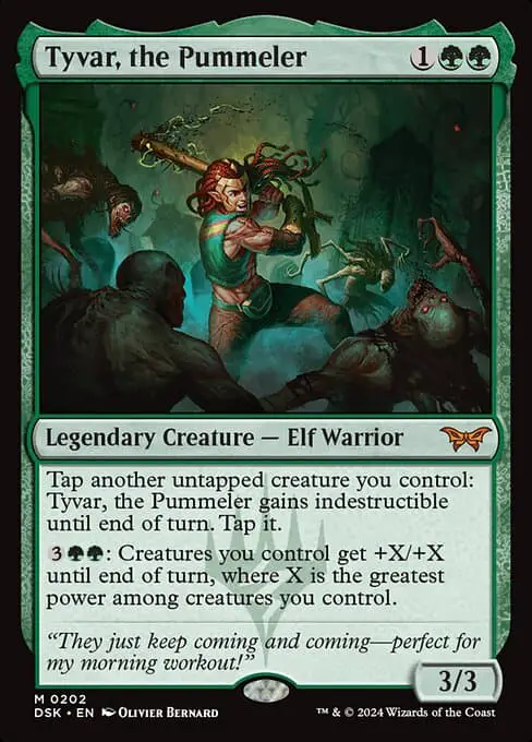 Magic the Gathering Card - Tyvar, the Pummeler - MTG Circle