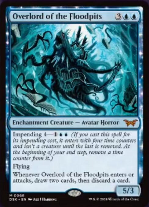 Magic the Gathering Card - Overlord of the Floodpits - MTG Circle