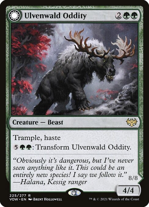 Magic the Gathering Card - Ulvenwald Oddity - MTG Circle