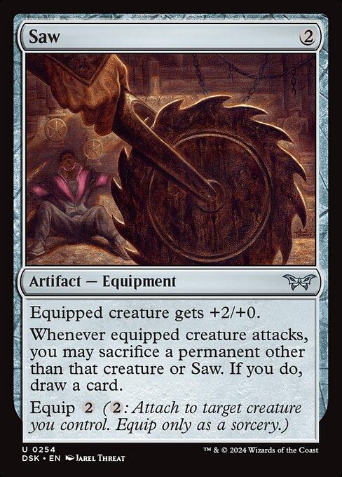 Magic the Gathering Card - Saw - MTG Circle