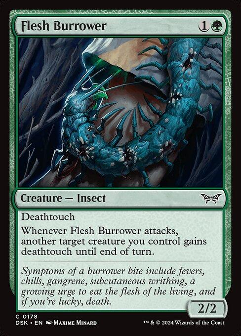 Magic the Gathering Card - Flesh Burrower - MTG Circle