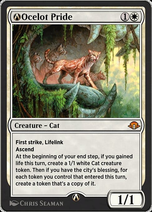 Magic the Gathering Card - A-Ocelot Pride - MTG Circle