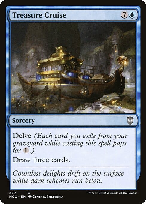 Magic the Gathering Card - Treasure Cruise - MTG Circle