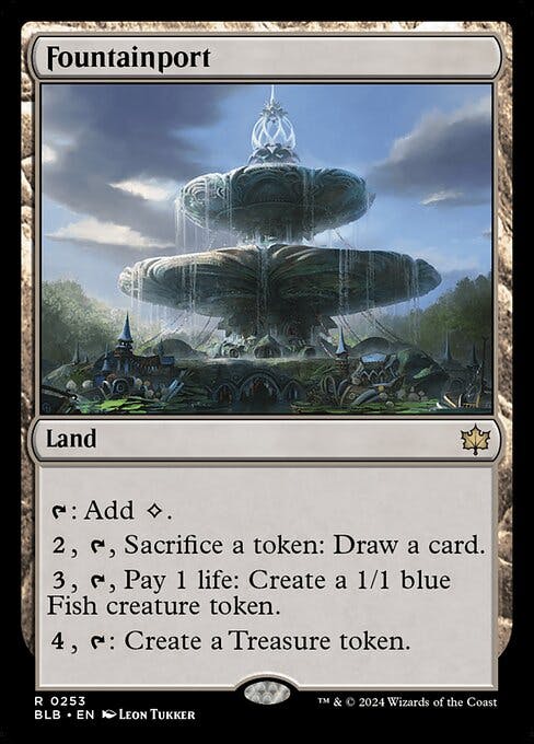 Magic the Gathering Card - Fountainport - MTG Circle