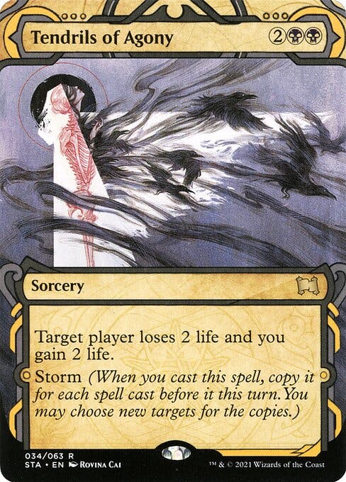 Magic the Gathering Card - Tendrils of Agony - MTG Circle